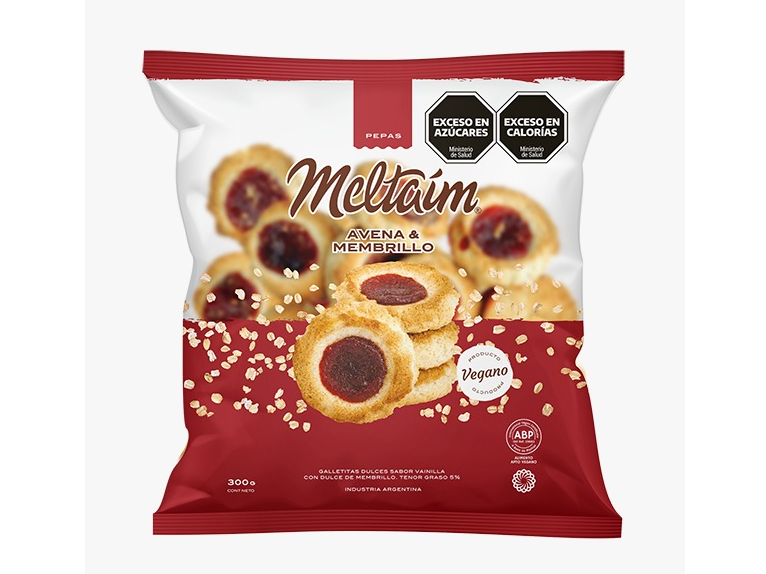 Pepas de Avena  Membrillo