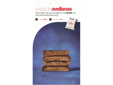 Alfajor Arroyito Pasta de Avellanas 65g