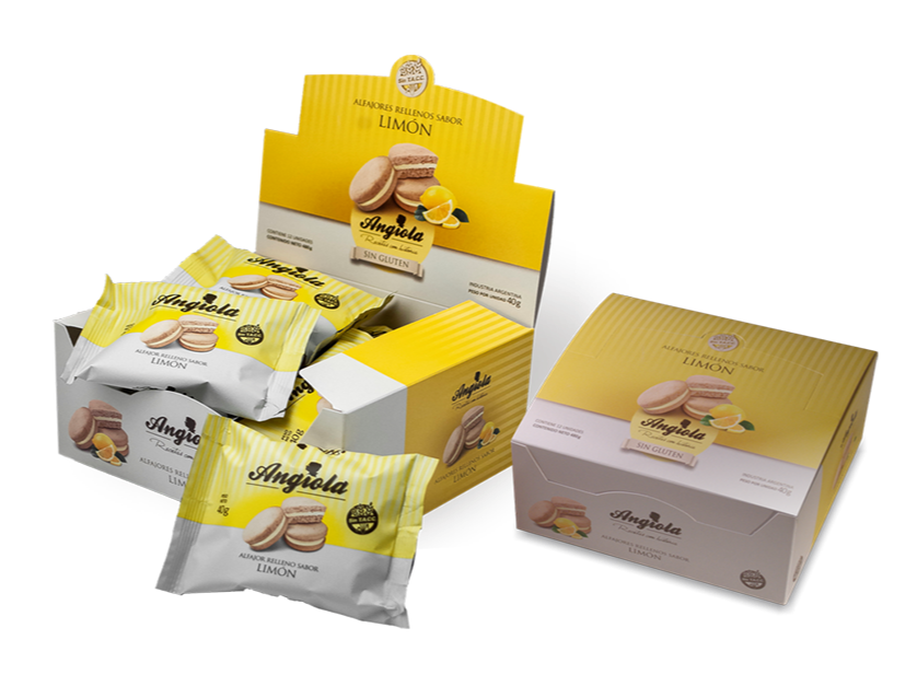 Alfajor Angiola de Limón x 12 unidades