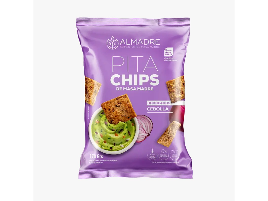 Pita Chip de Masa Madre Sabor Cebolla