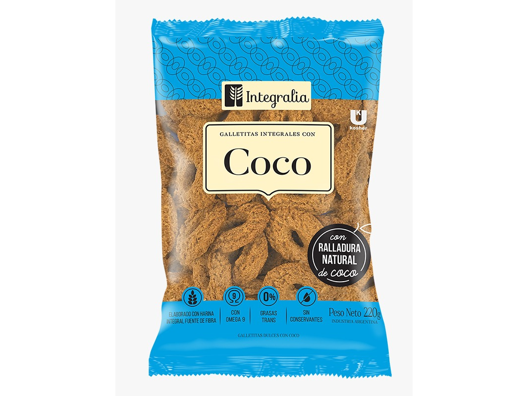 Galletas Integrales con Coco