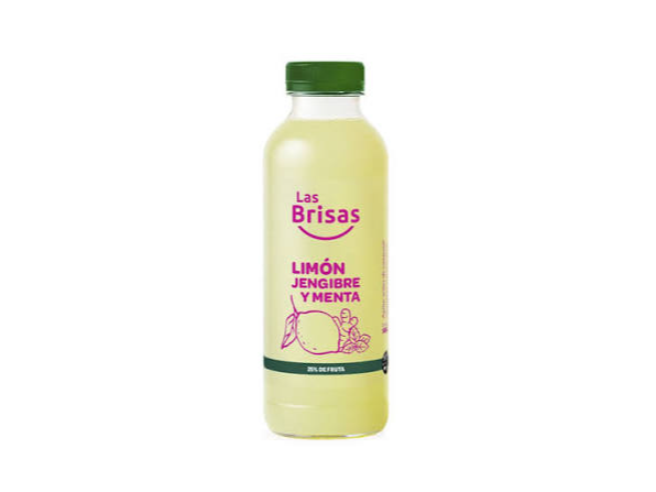 Jugo de fruta Las brisas sabor Limon Jengibre y Menta