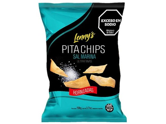 Pita Chips Sal Marina Ultrafinas Horneadas x150g