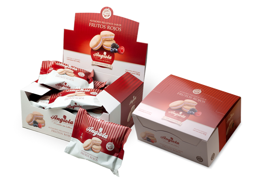Alfajor Angiola de Frutos Rojos