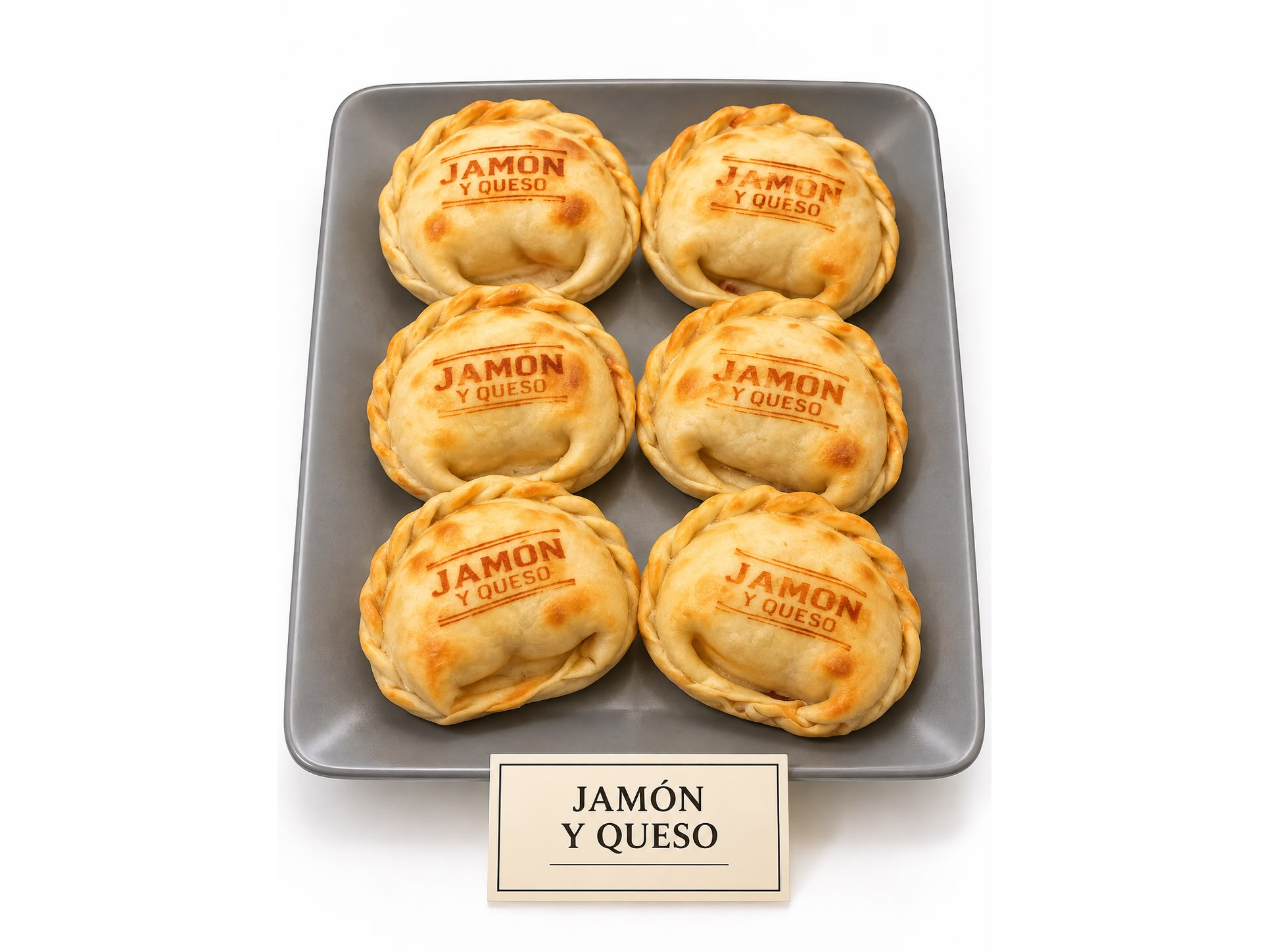 Empanadas Jamón y queso x 6 unidades