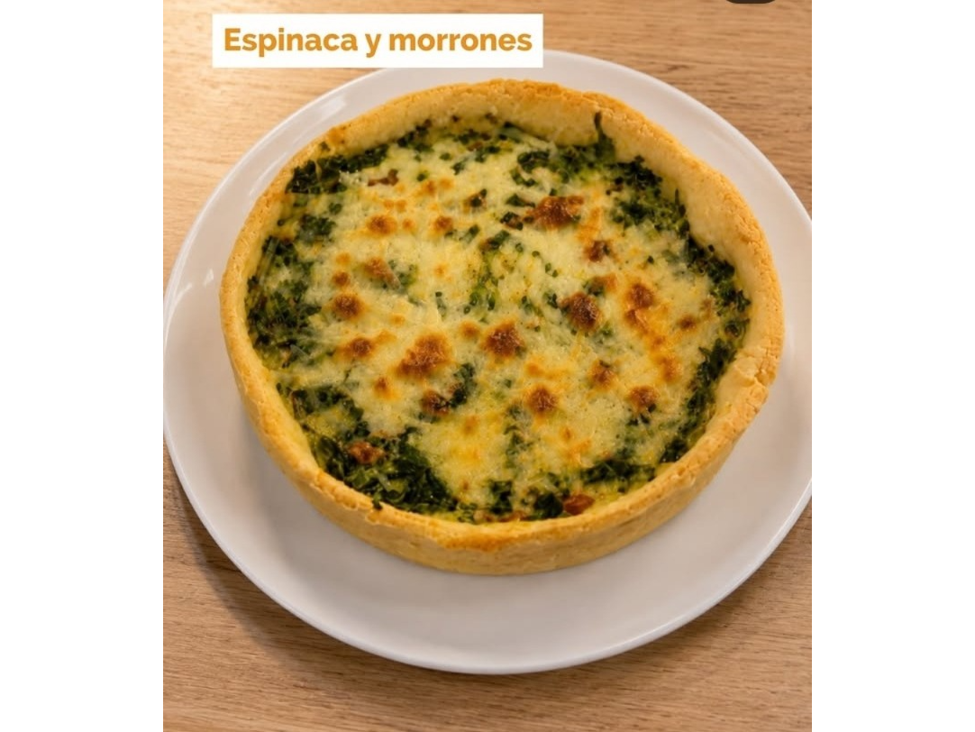 Tarta de Espinaca y Morrones x 250g