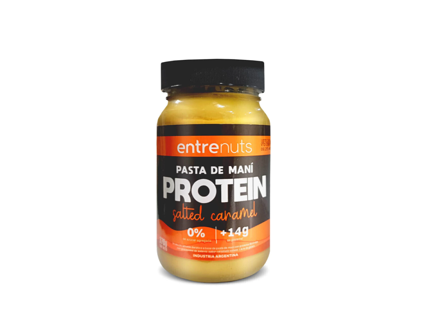 Pasta de mani Protein Salted Caramel Entrenuts 370g