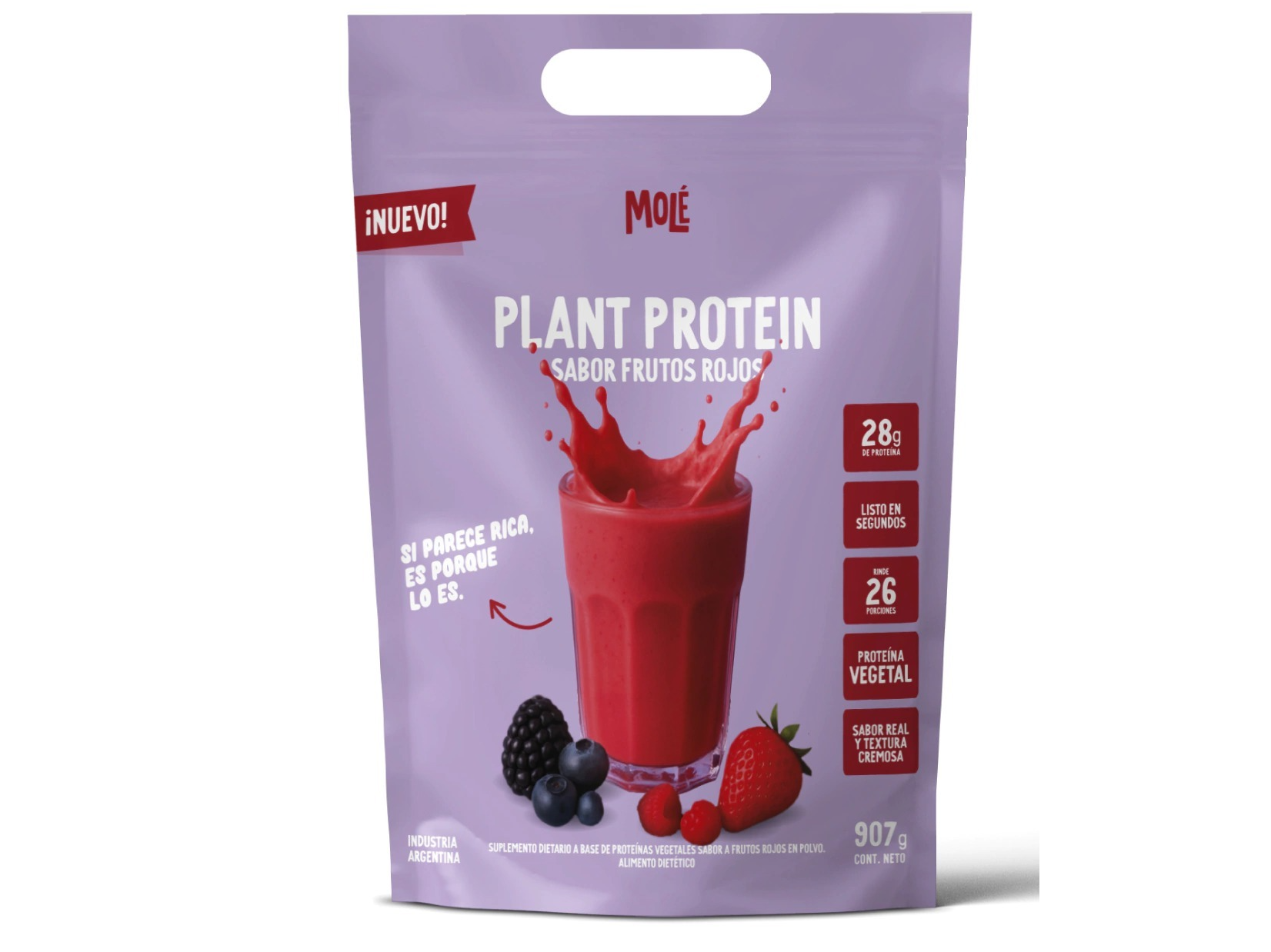 Plant Protein Sabor Frutos Rojos