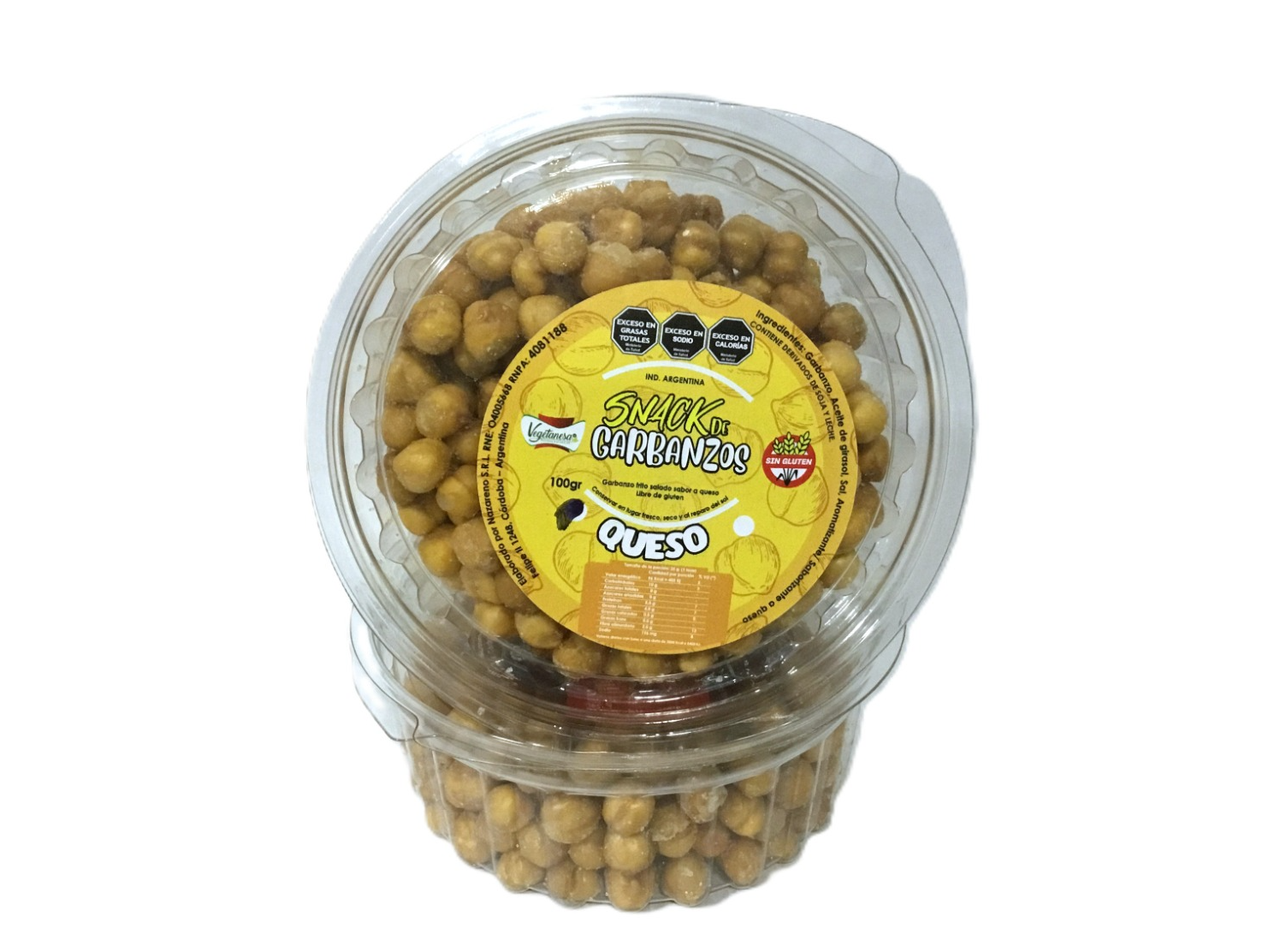 Snack de Garbanzos Sabor a Queso