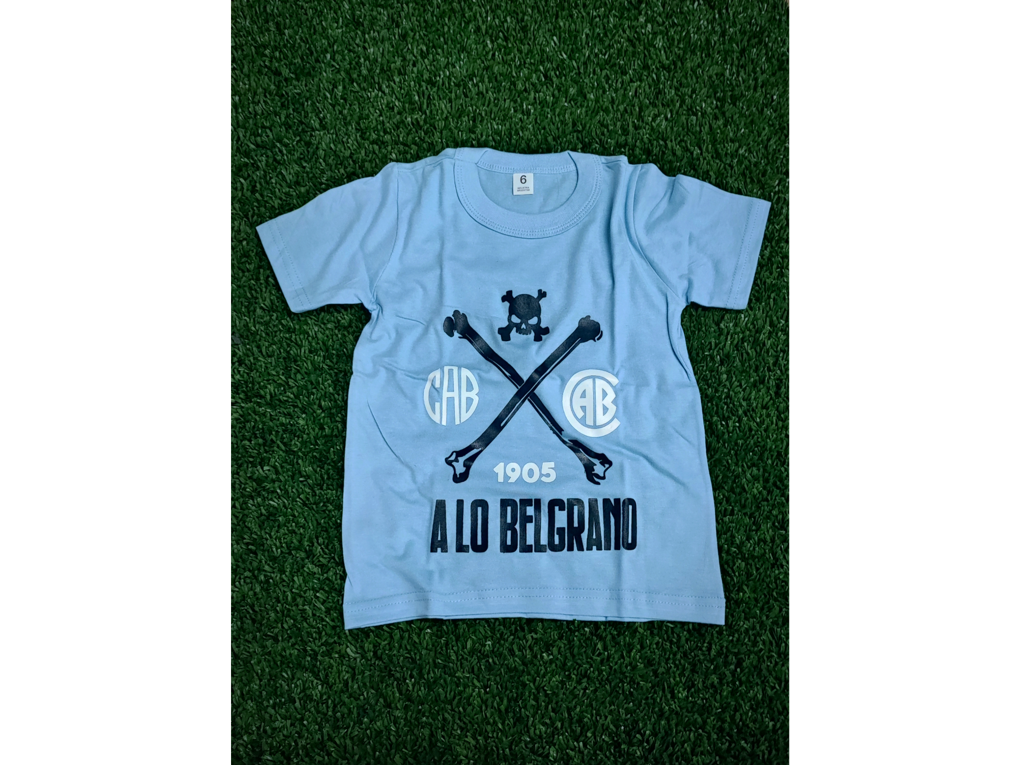 Remera  Huesos CAB 🩵