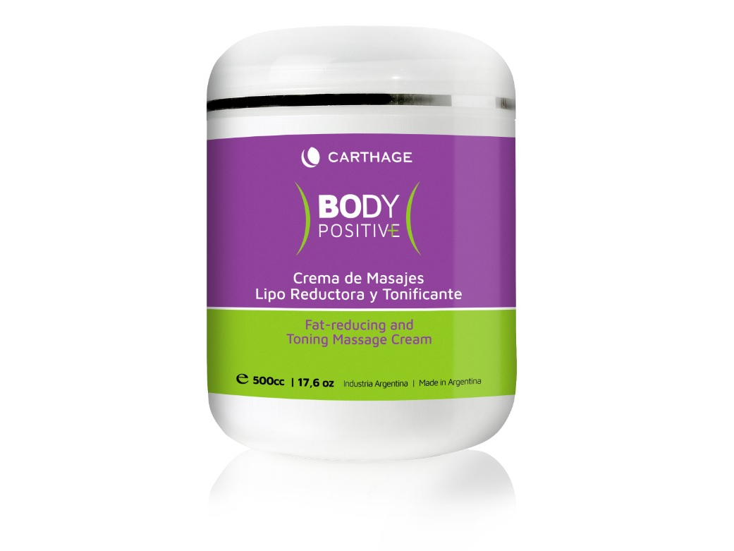 Body Positive Crema de Masajes Lipo reductora y Tonificante 500g ---(172)