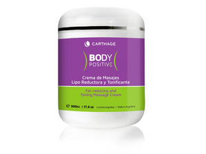 Body Positive Crema de Masajes Lipo reductora y Tonificante 500g ---(172) de Laboratorio Carthage