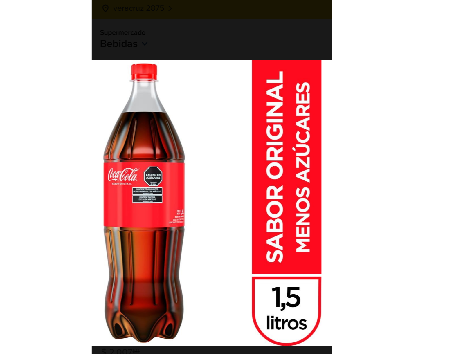 Coca cola 1,5 LT