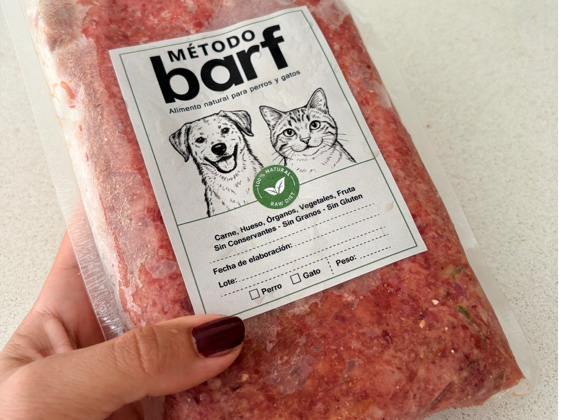 Viandas barf gato x 15 días