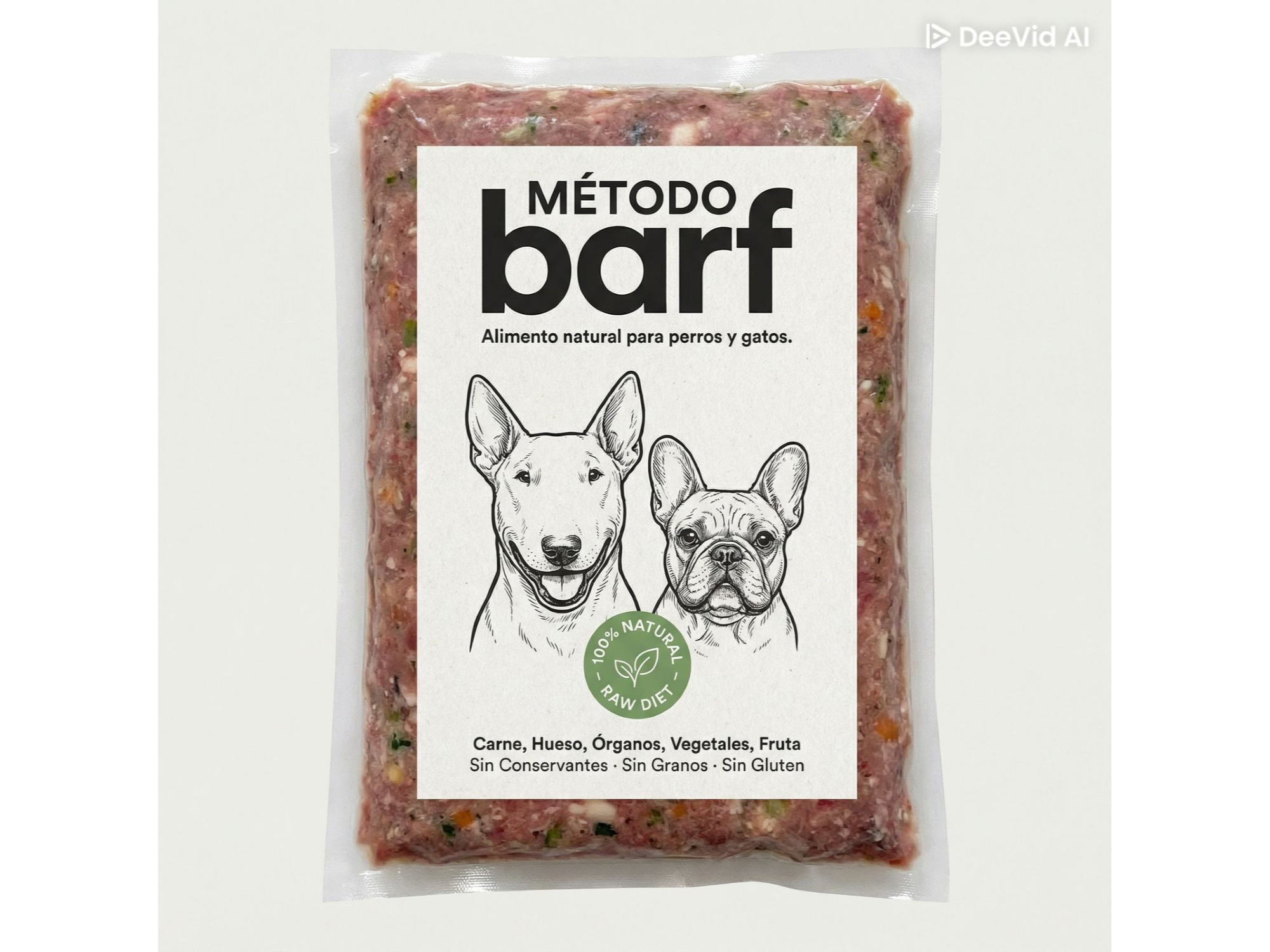 Vianda barf perro pack semanal