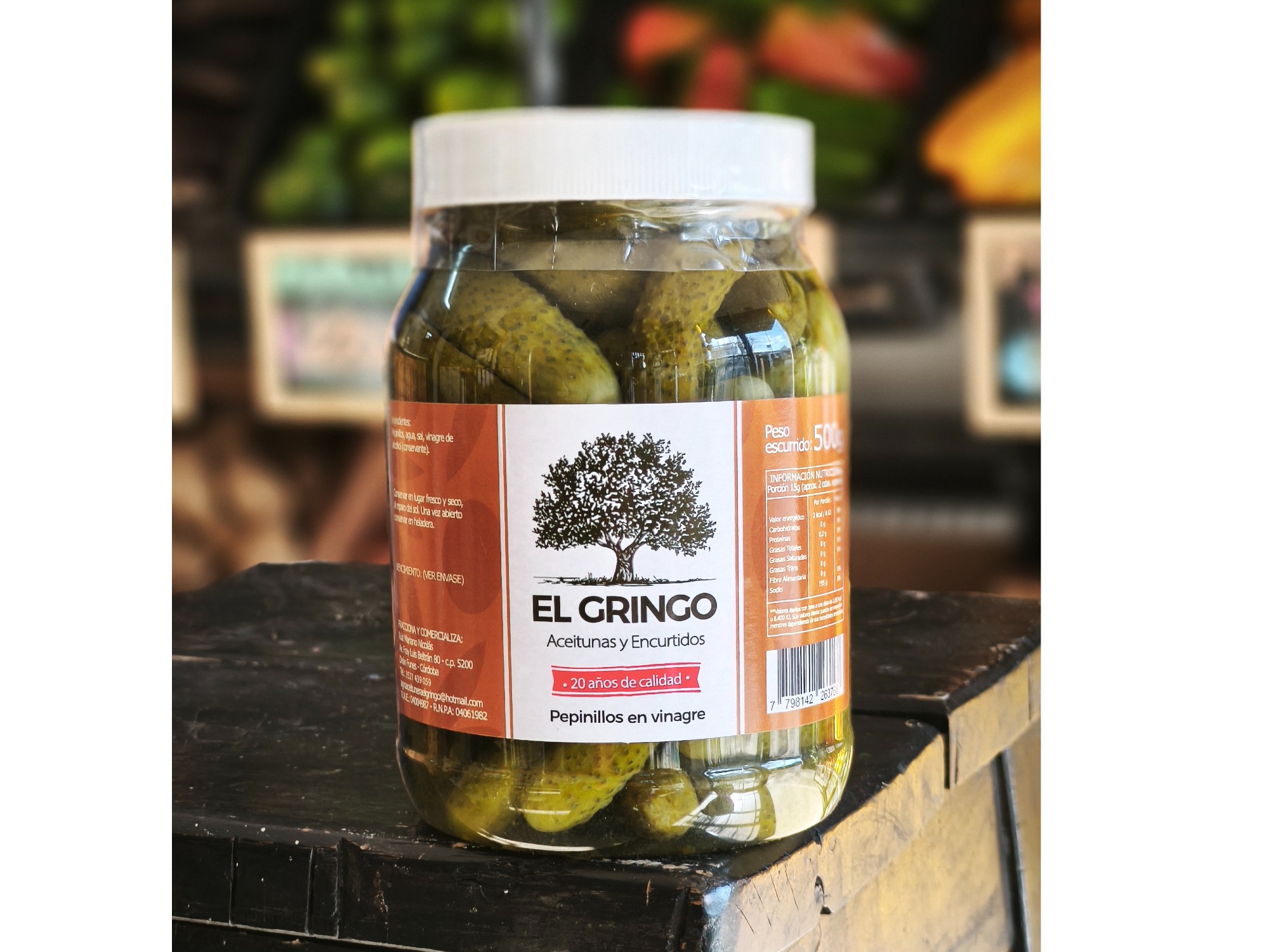 Pepinillos en vinagre