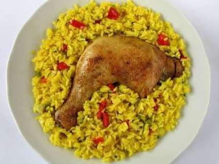 Combo arroz con pollo