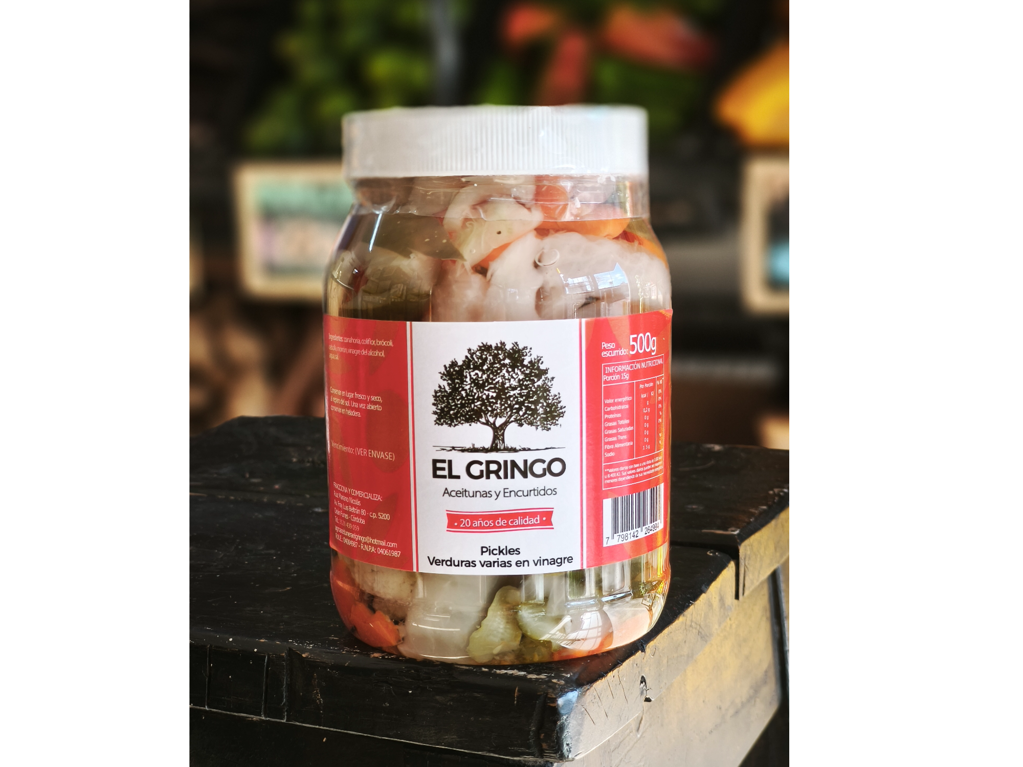 Pickles en vinagre