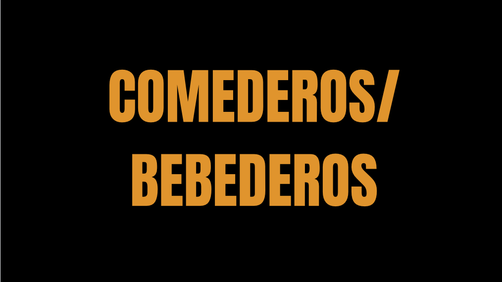 comedero/bebedero