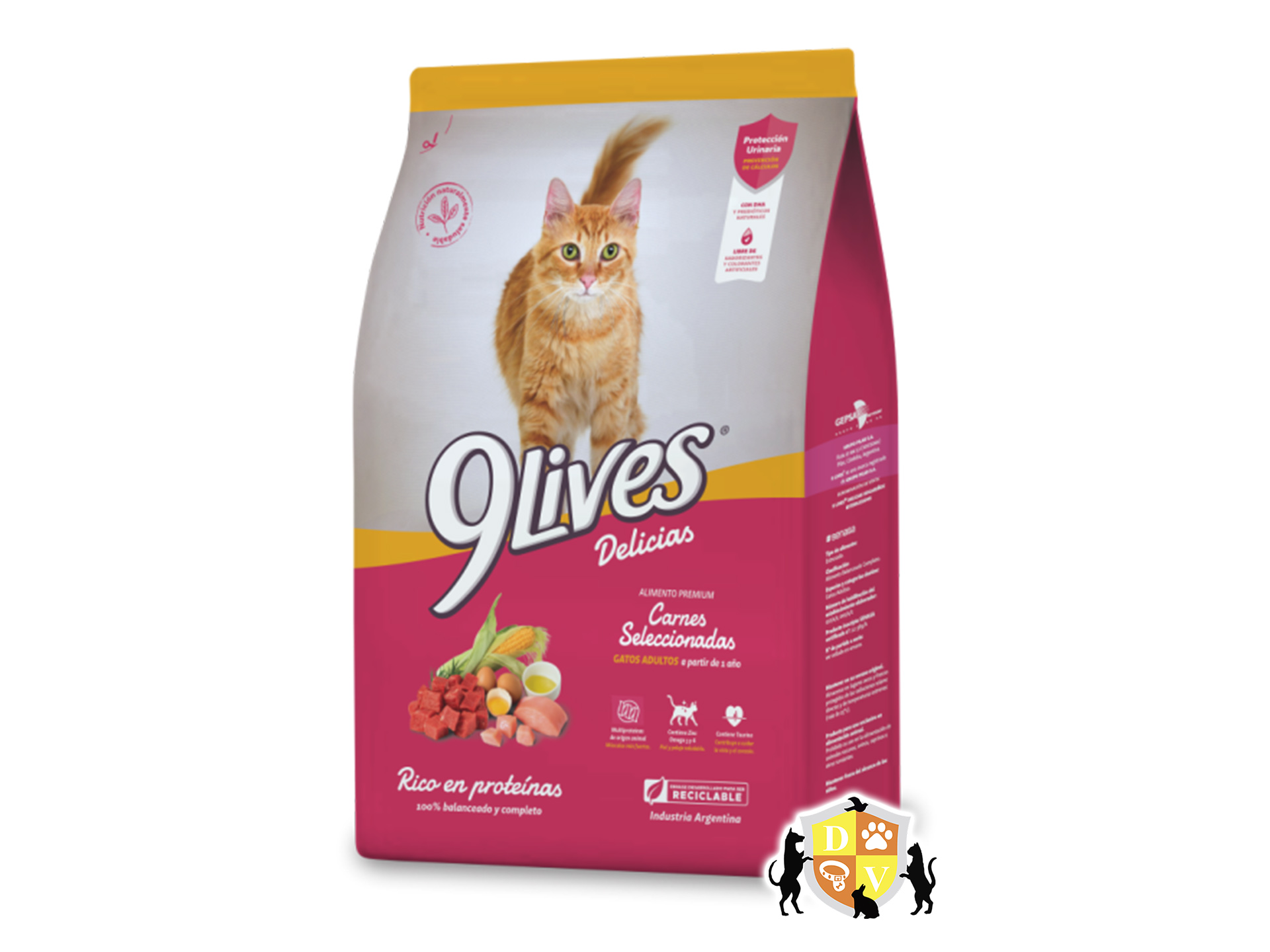 9 lives carnes seleccionadas 15kg