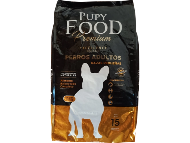 pupy food mordida pequeña 15kg