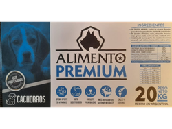 Premium cachorro mordida medianas y grades 20kg