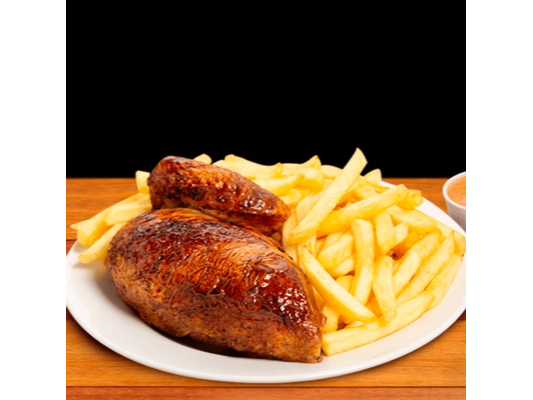 1/4 de pechuga de pollo con papas (colacion)