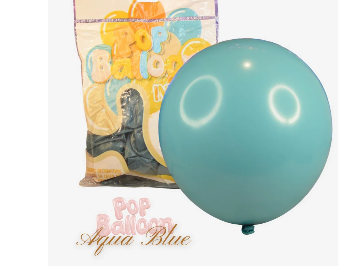 GLOBO INTENSE Aqua Blue 12"