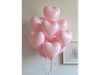 Globos Corazón Rosa X10