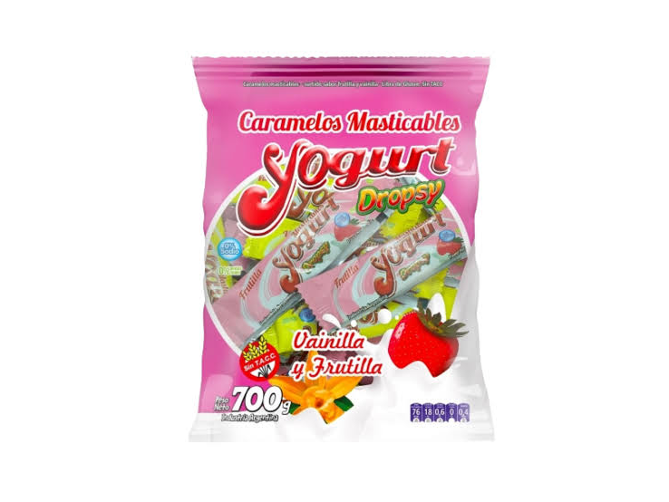 Caramelos Mast Dropsy Yogurt X 700 G.