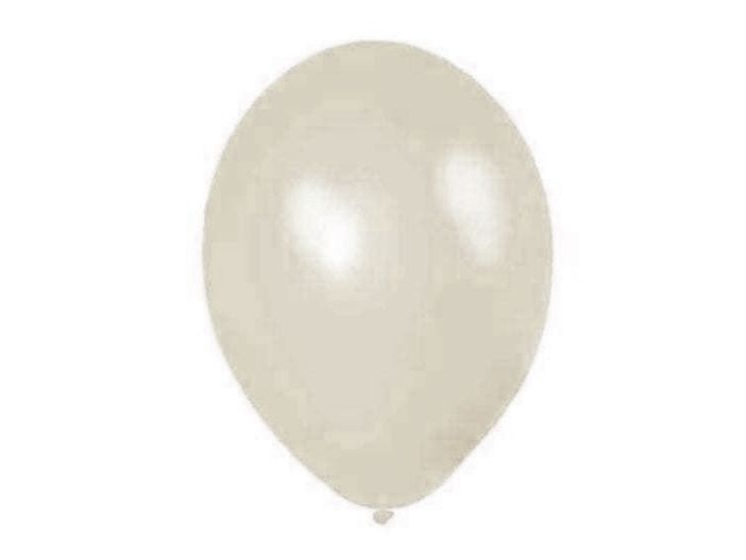 GLOBOS INTENSE 10" Arena Blanca perlado