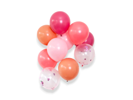 GLOBOS MIX ROSA X10