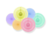 Set Rosetas Rosa Pastel Papel Seda (X6)