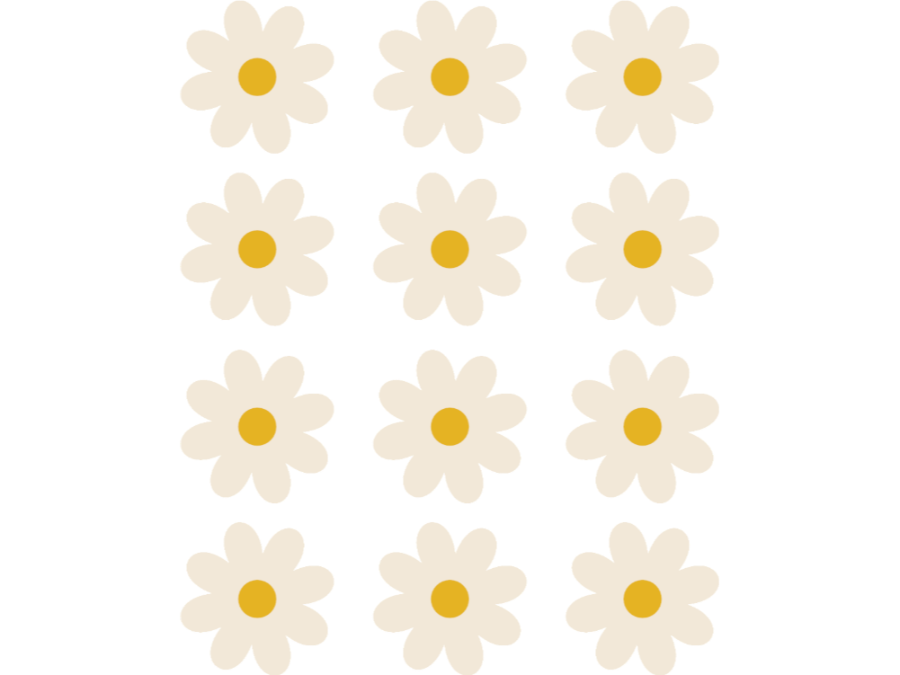 Stickers "Margarita" Beige (X12)