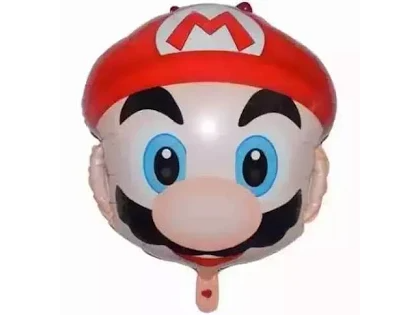Globo cabeza Mario Bros