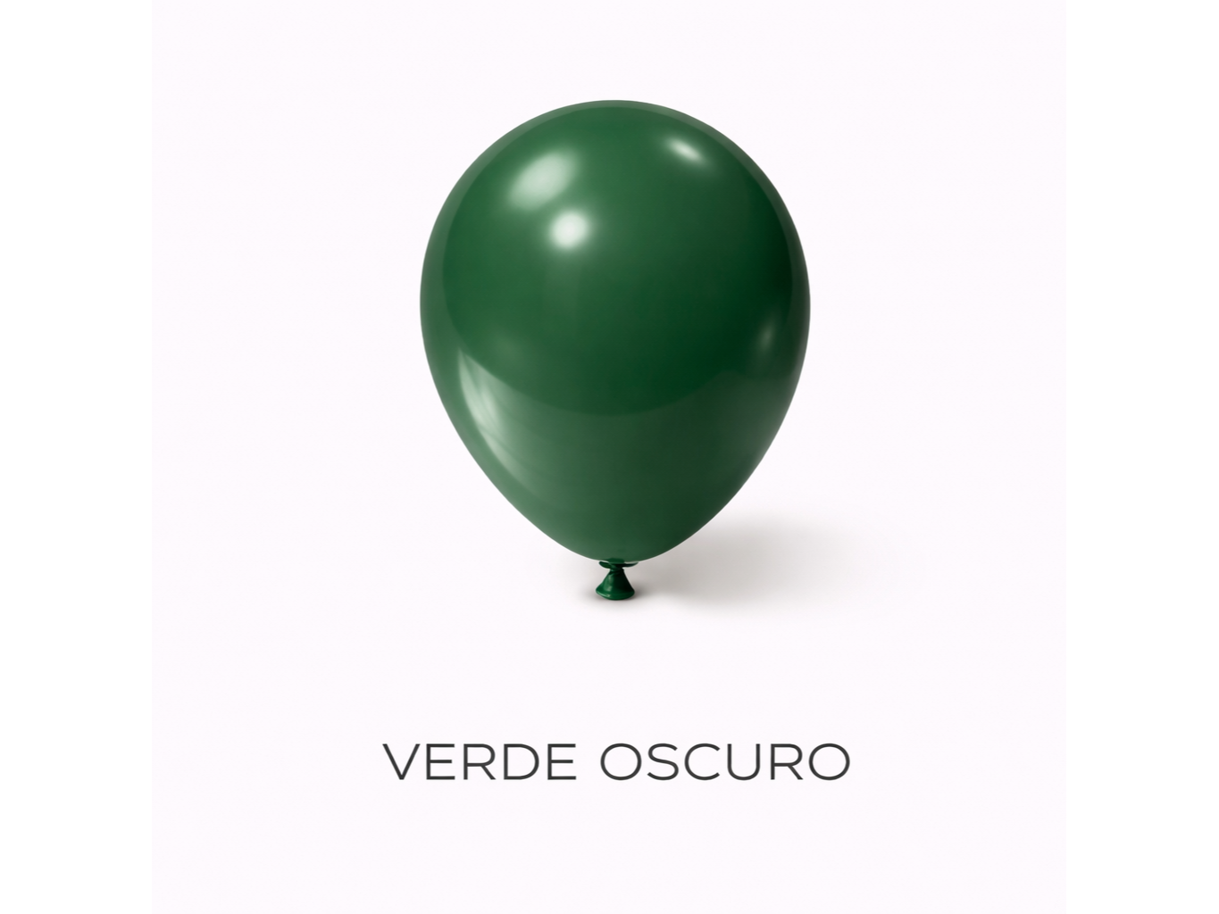 GLOBOS 12" verde oscuro x 25 uni