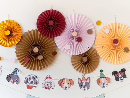 Rosetas Colores Perritos (X6)