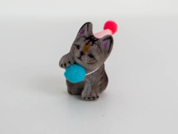 Animalitos de Felpa Gatito Gris (dos tamaños)