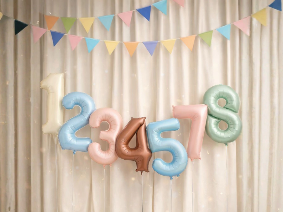 Globos Números 32" Light Pink