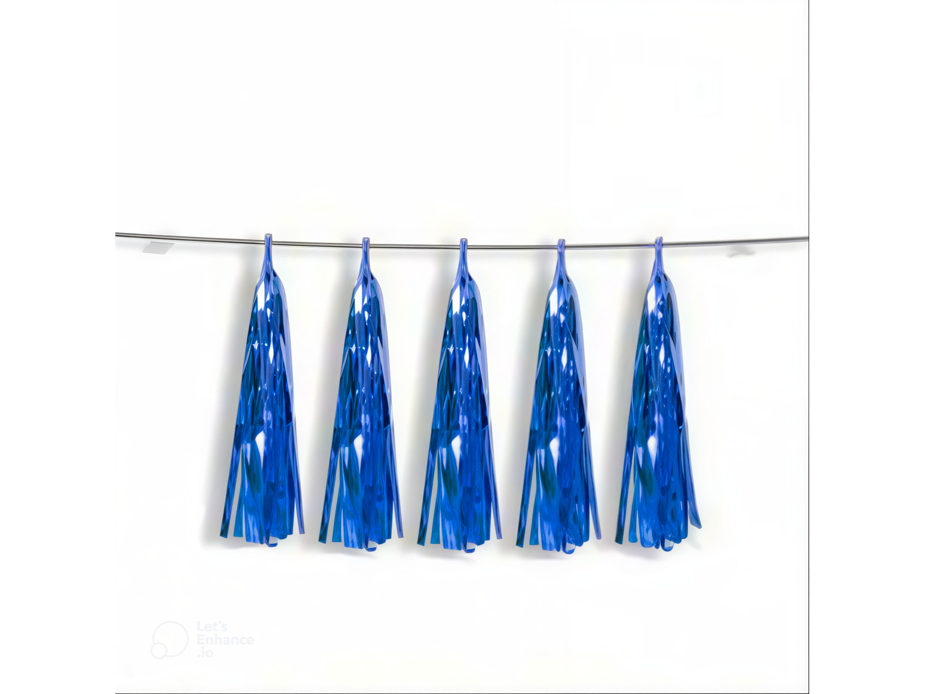 Guirnalda Borlas Azules