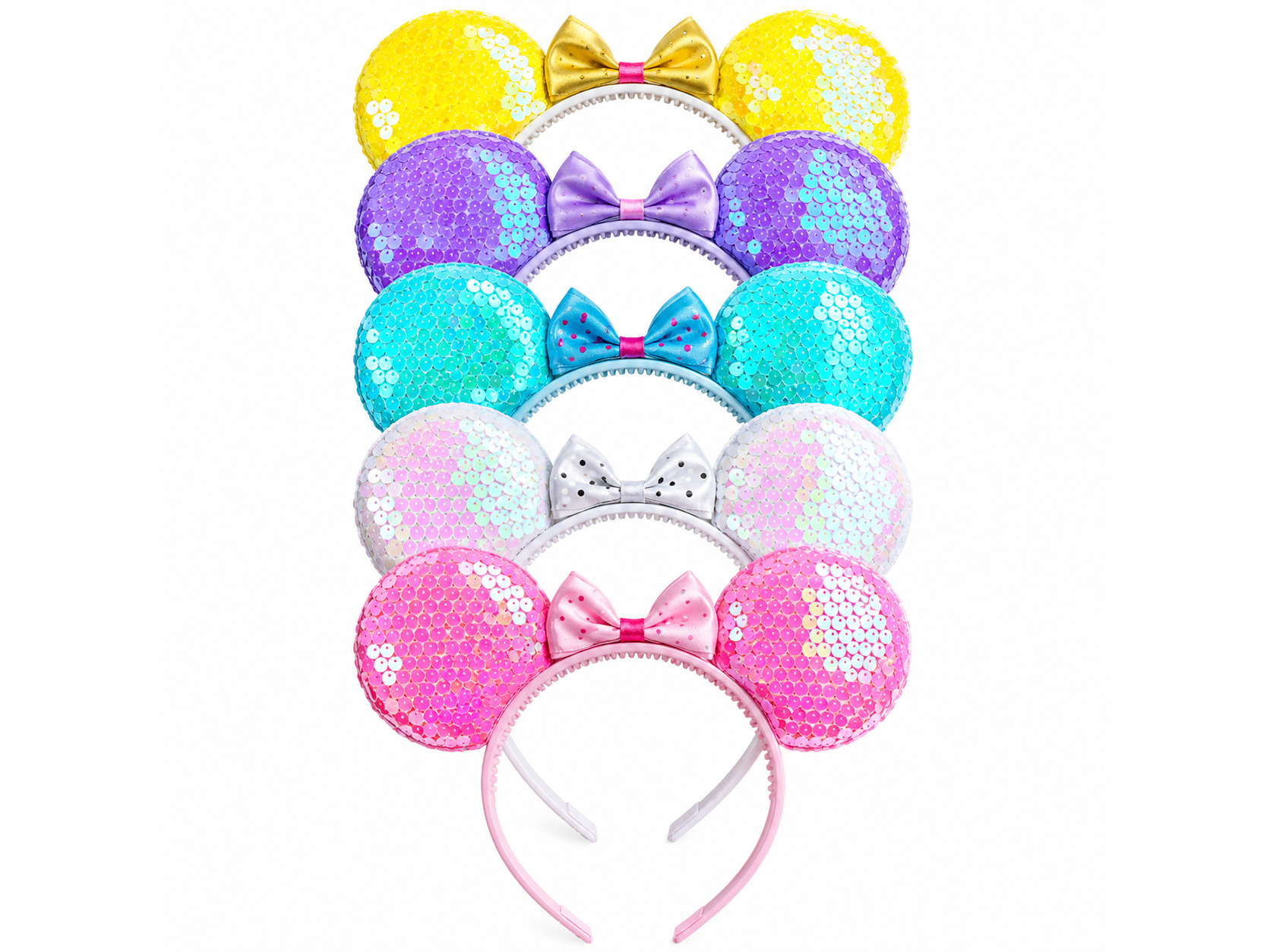 Set Vinchas Orejas Minnie con Luz