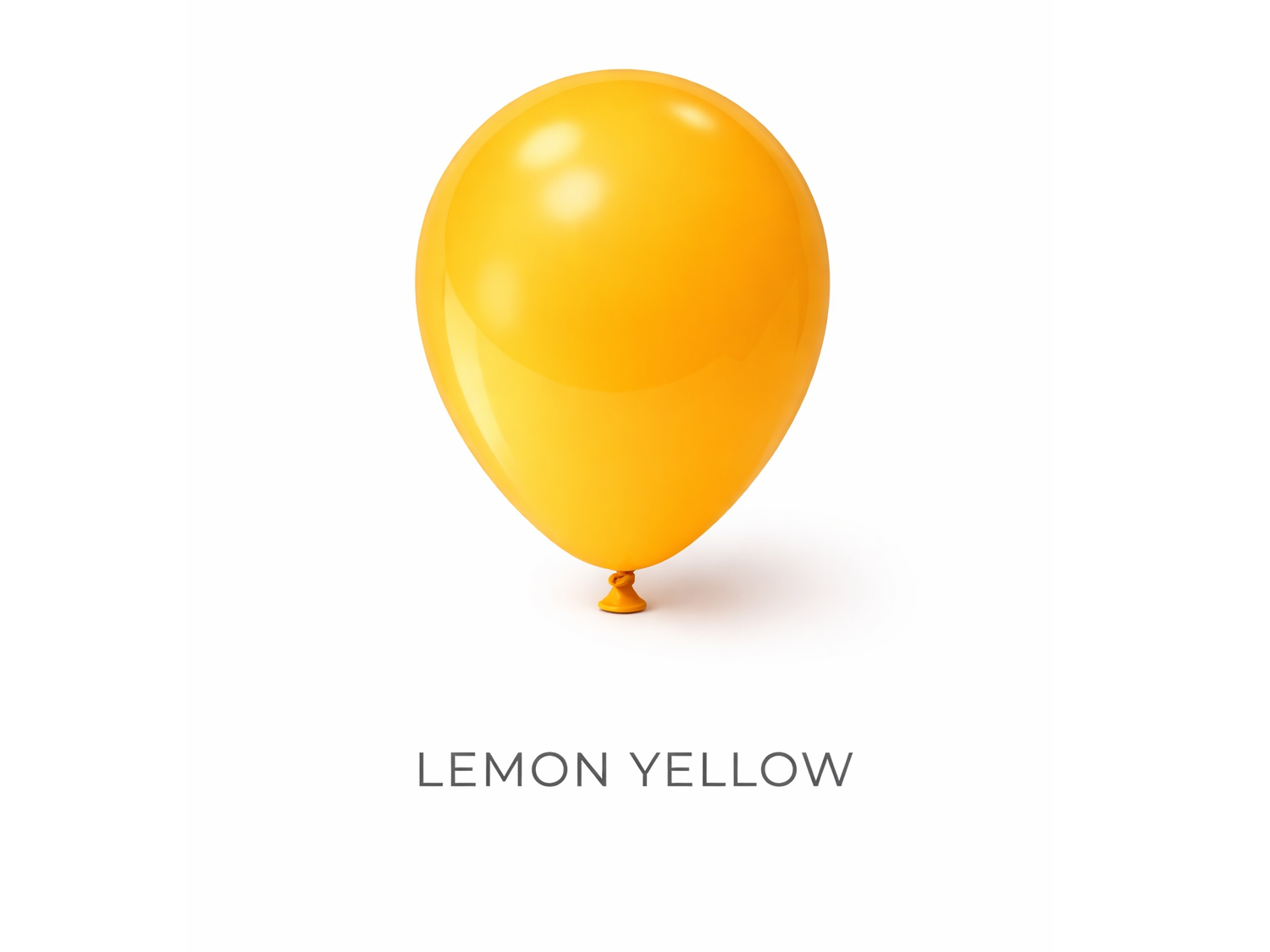 GLOBOS INTENSE 12"  Lemon Yellow x 25 uni
