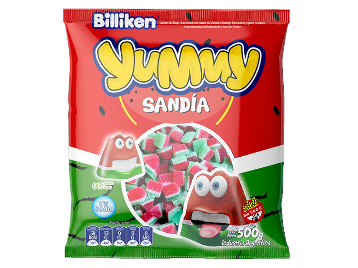 Goma Yummy Gela Sandia X 500 G