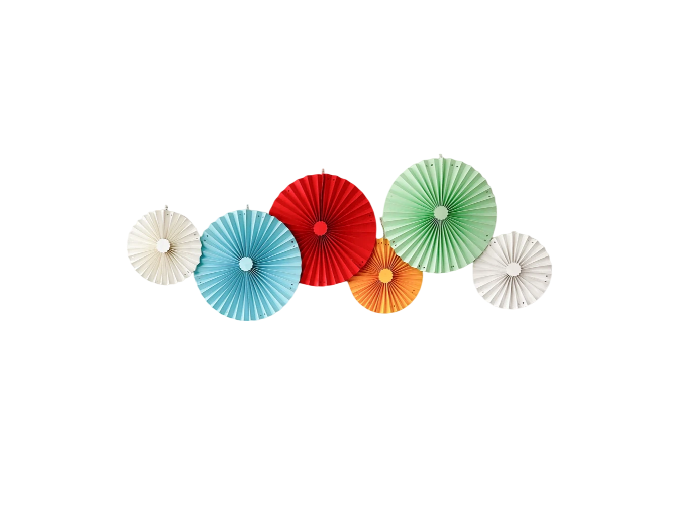 Rosetas Colores Vibrantes (X6)