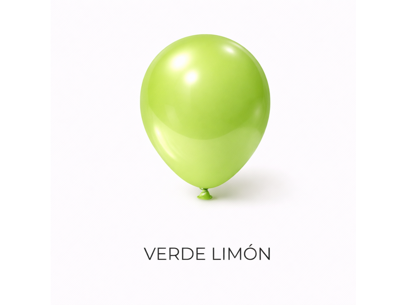 GLOBOS 12" verde limón x 25 uni