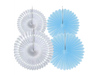 KIT ROSETAS CELESTE Y BLANCA