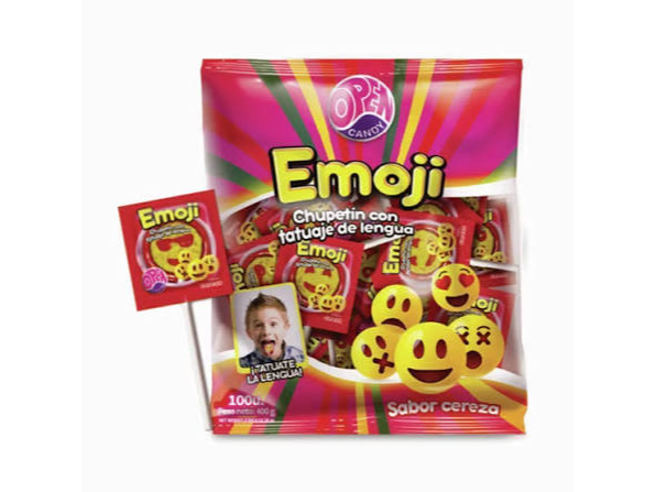 Chupetines Tatuaje Emoji X 80 U.