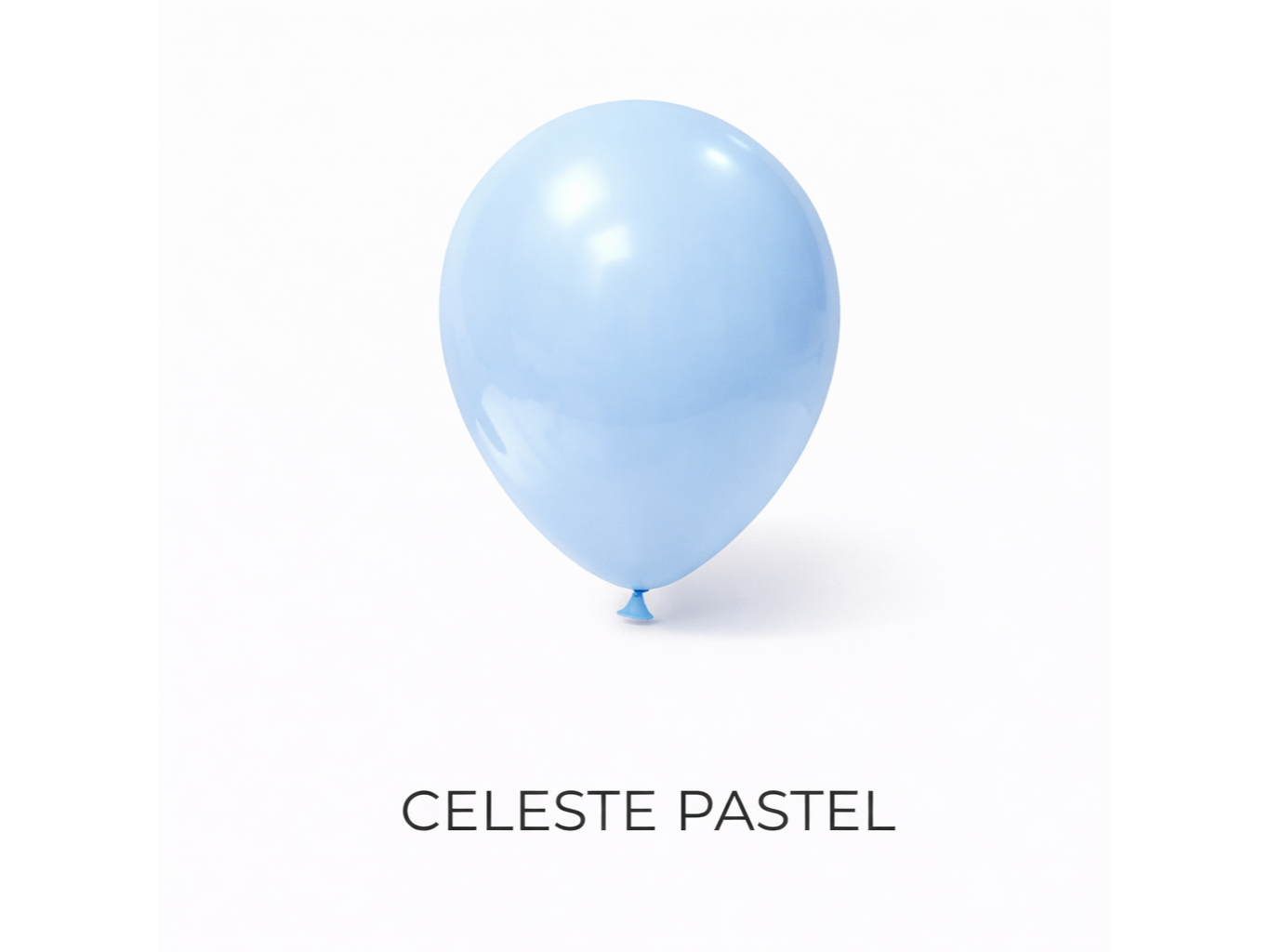 GLOBOS 12" celeste pastel x 25 uni