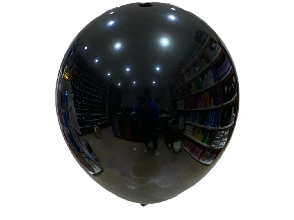 GLOBOS 12" negro x 25 uni