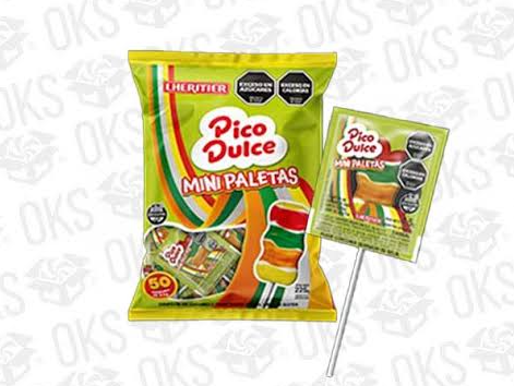Chupetines Mini Paleta X50 U. Pico Dulce
